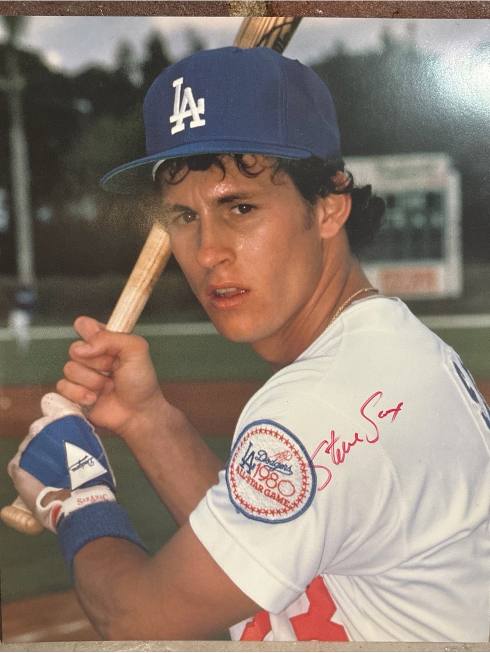 Steve Sax Signed 8x10 Photo Autographed Auto Los Angeles Dodgers Picture